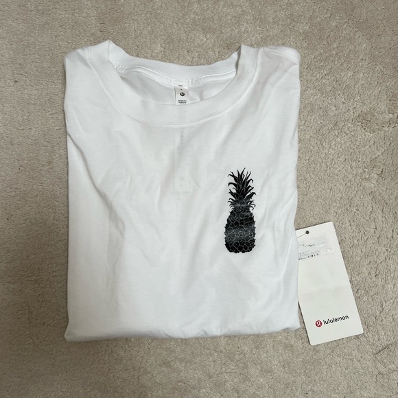 lululemon athletica Tops - Lululemon All Yours Tee White Hawaii Edition NWT